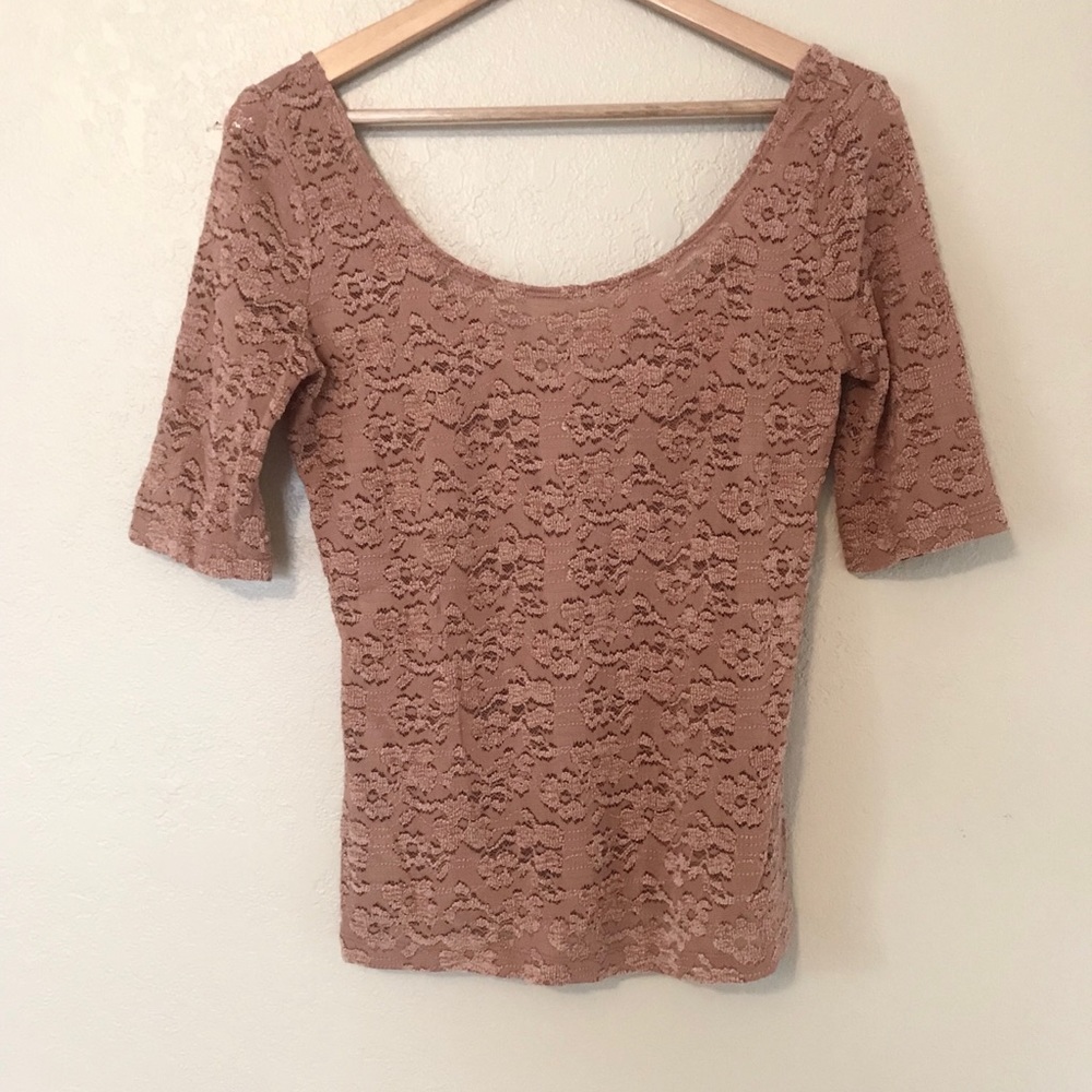Rose Lacey Top